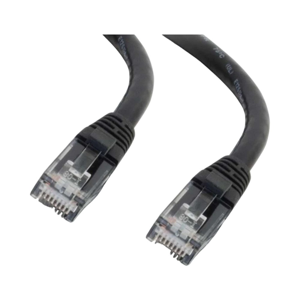 C2G 125ft Cat6 Snagless Unshielded Ethernet Patch Cable (Black) — Being Shipped