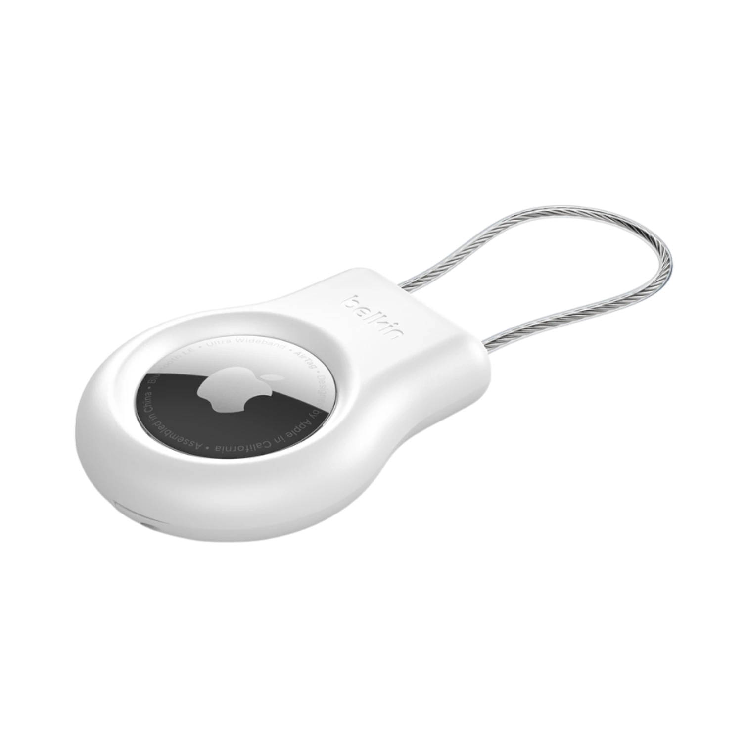 Belkin Secure Holder with Wire Cable for AirTag (White) — Being Shipped