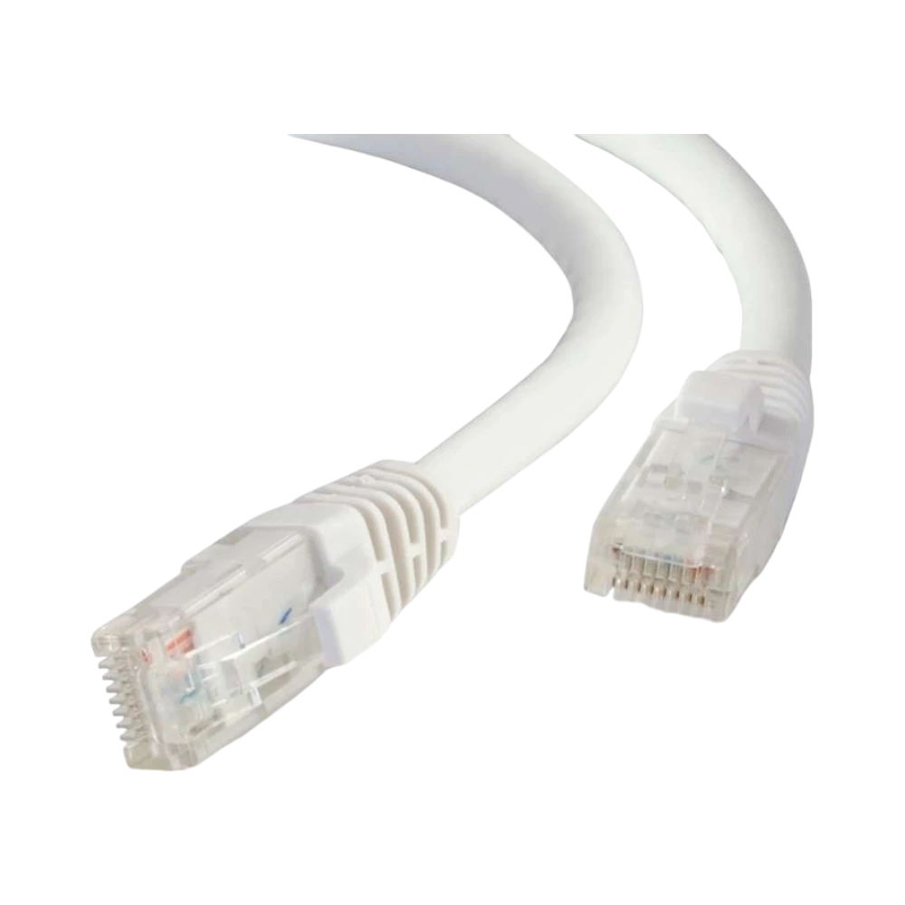 C2G 75ft Cat5e Snagless Ethernet Patch Cable (White) — Being Shipped