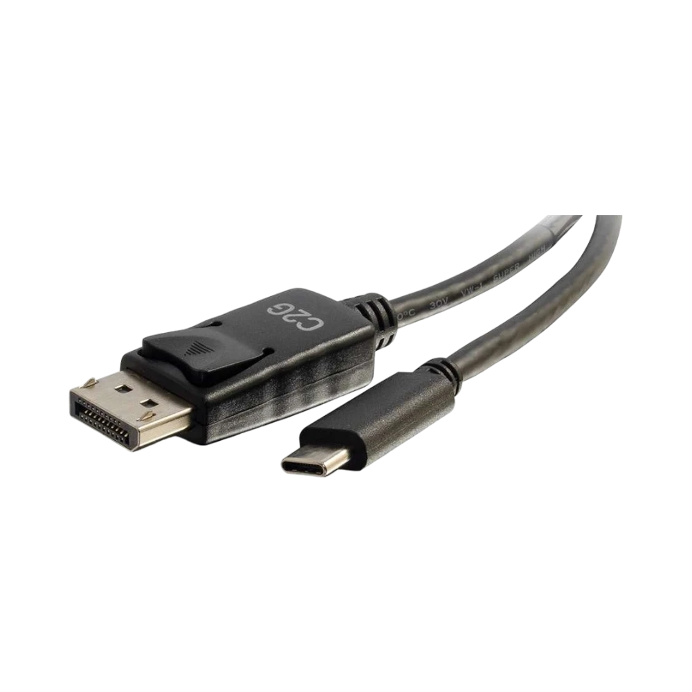 C2G 4K 30Hz 1ft USB-C to DisplayPort Adapter Cable (Black) — Being Shipped