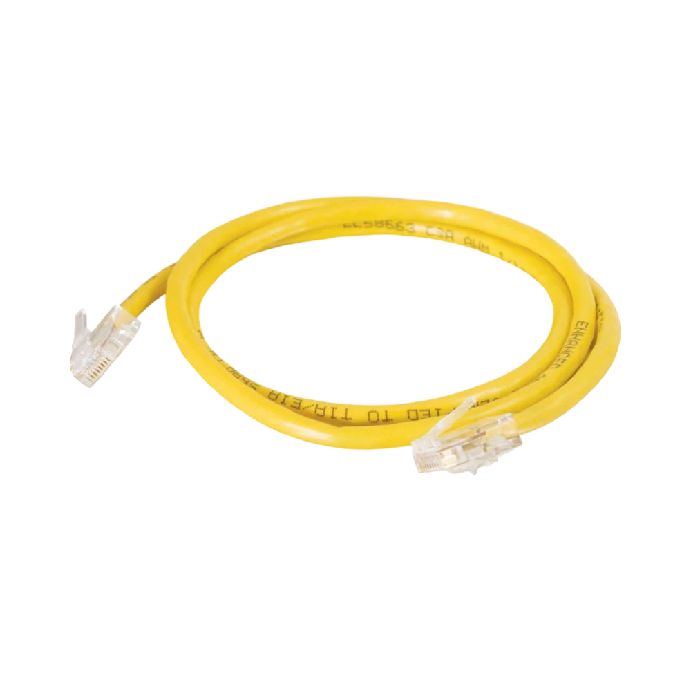 C2G 25ft Cat5e Unshielded Network Crossover Cable (Yellow) — Being Shipped