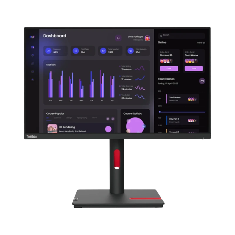 Lenovo ThinkVision T24i-30 23.8" Full HD IPS Monitor — Being Shipped