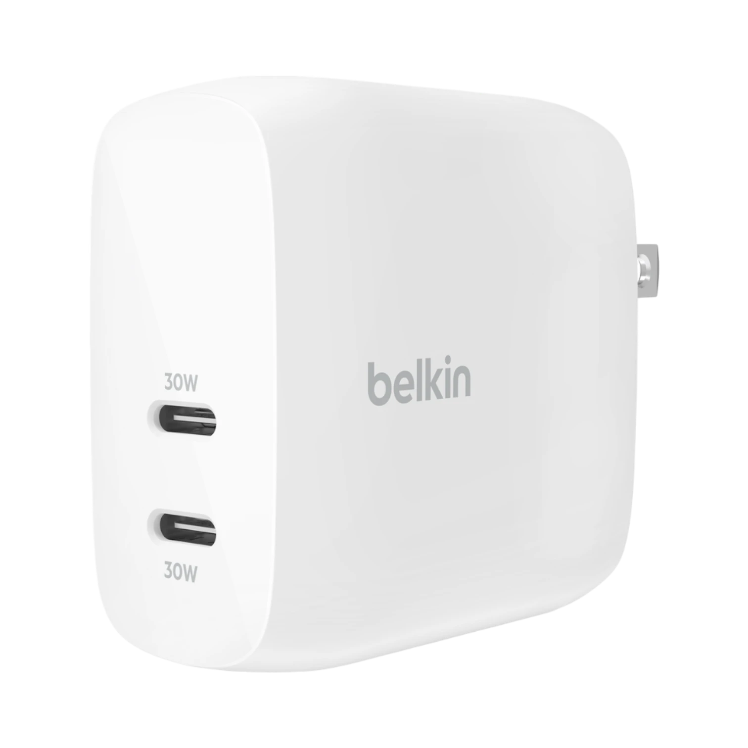 Belkin BoostCharge Pro 60W Dual USB-C Wall Charger (White) — Being Shipped