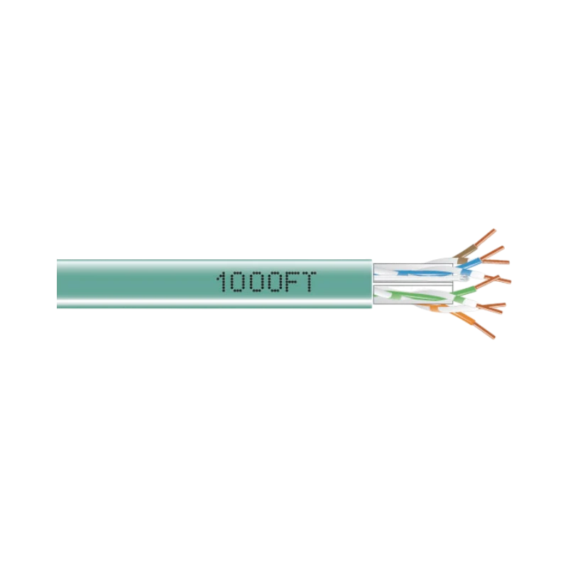 Black Box 1000ft GigaTrue CAT6 550-MHz Solid Ethernet Cable (Green) — Being Shipped