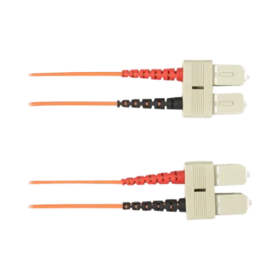 Black Box 30m OM1 62.5/125 Plenum Multimode Fiber Patch Cable (Orange) — Being Shipped