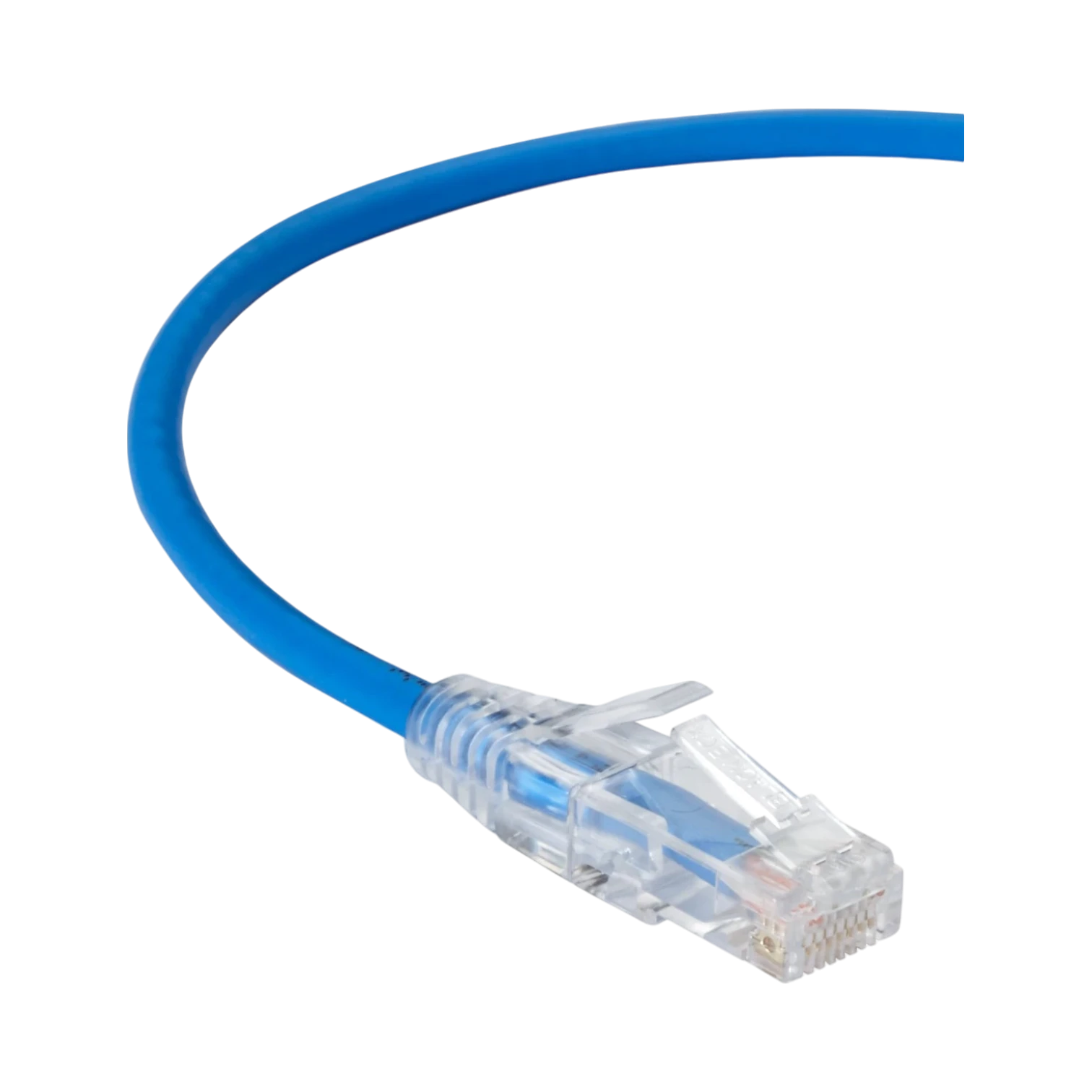 Black Box 5ft Slim-Net CAT6A 28AWG Snagless Ethernet Patch Cable (Blue) — Being Shipped