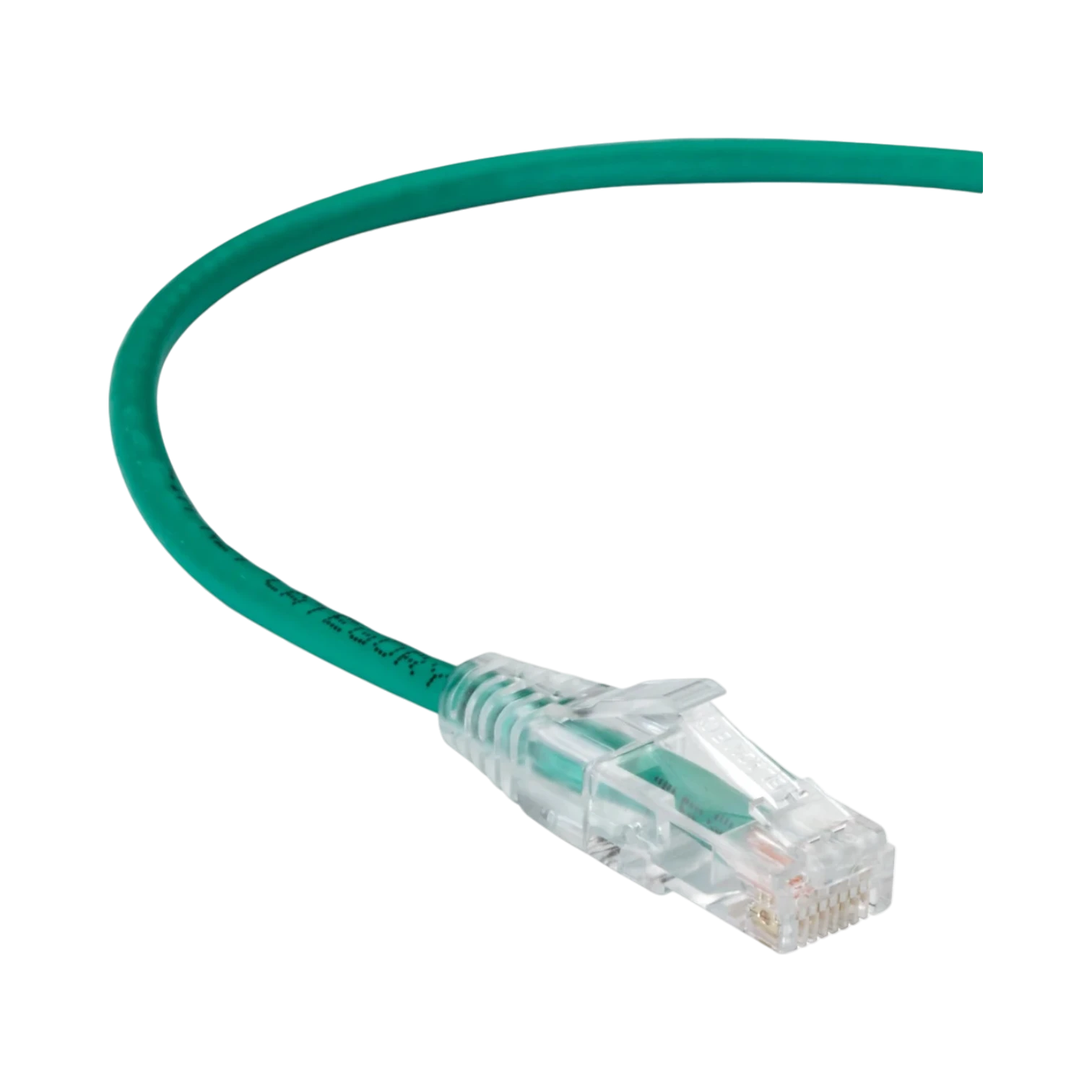 Black Box 7ft Slim-Net CAT6 250-MHz Snagless Ethernet Patch Cable (Green) — Being Shipped