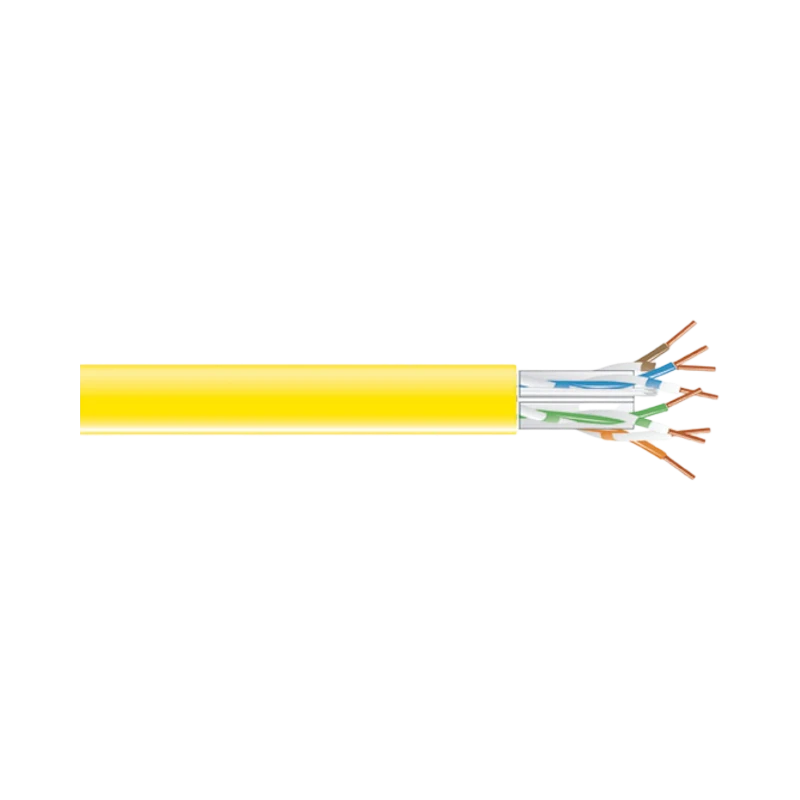 Black Box 1000ft GigaTrue CAT6A 650-MHz Ethernet Bulk Cable (Yellow) — Being Shipped