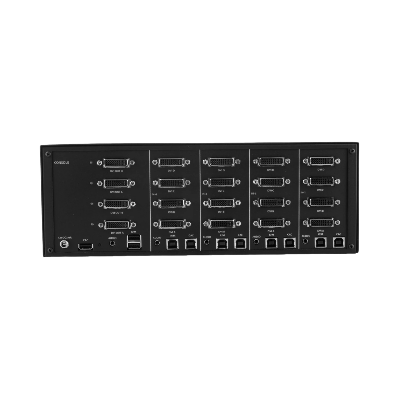 Black Box 4-Port Quad-Monitor Secure KVM Switch — Being Shipped