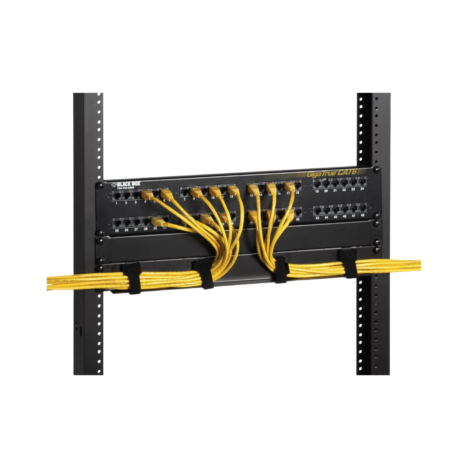 Black Box 1U 19" Single Sided Horizontal Rackmount Cable Manager — Being Shipped