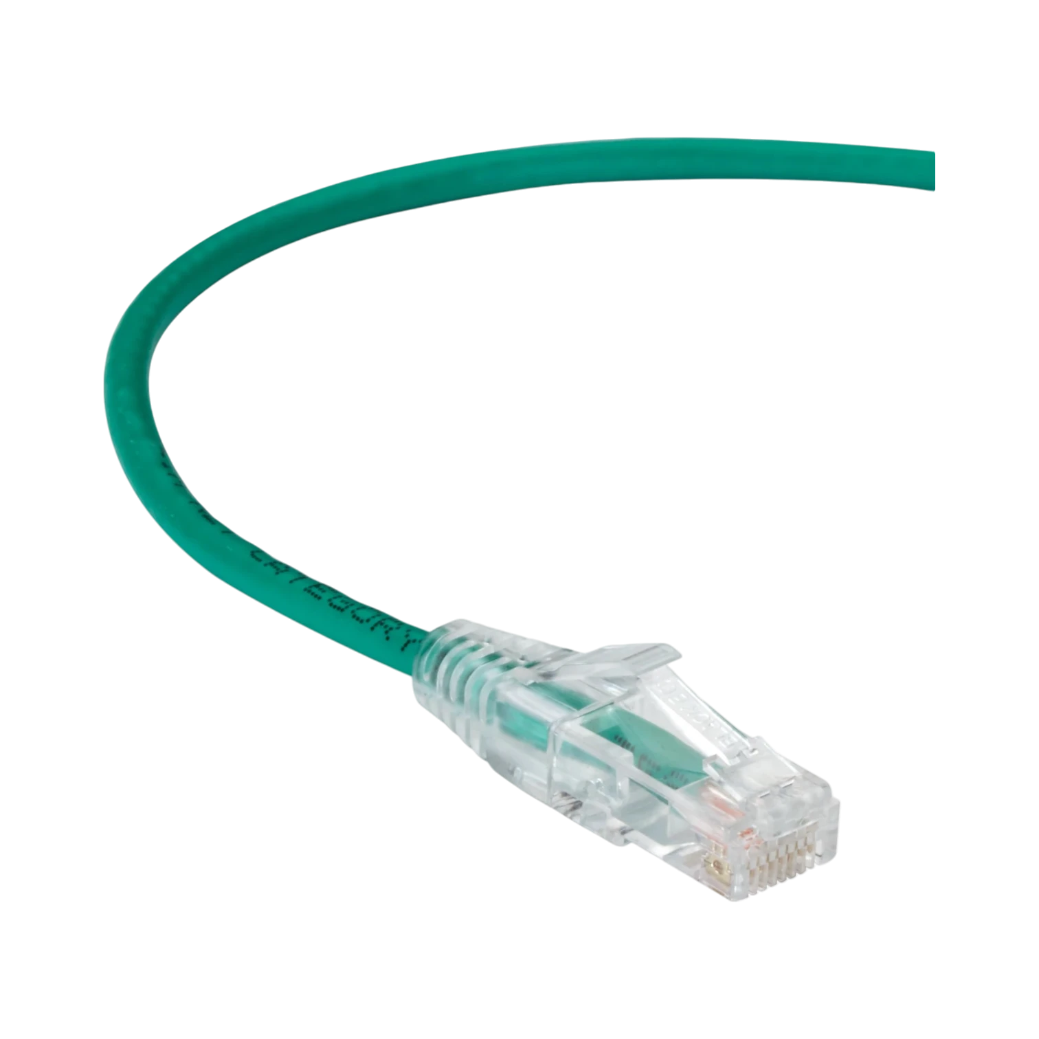 Black Box 12ft Slim-Net CAT6A 28AWG UTP Patch Cable (Green) — Being Shipped