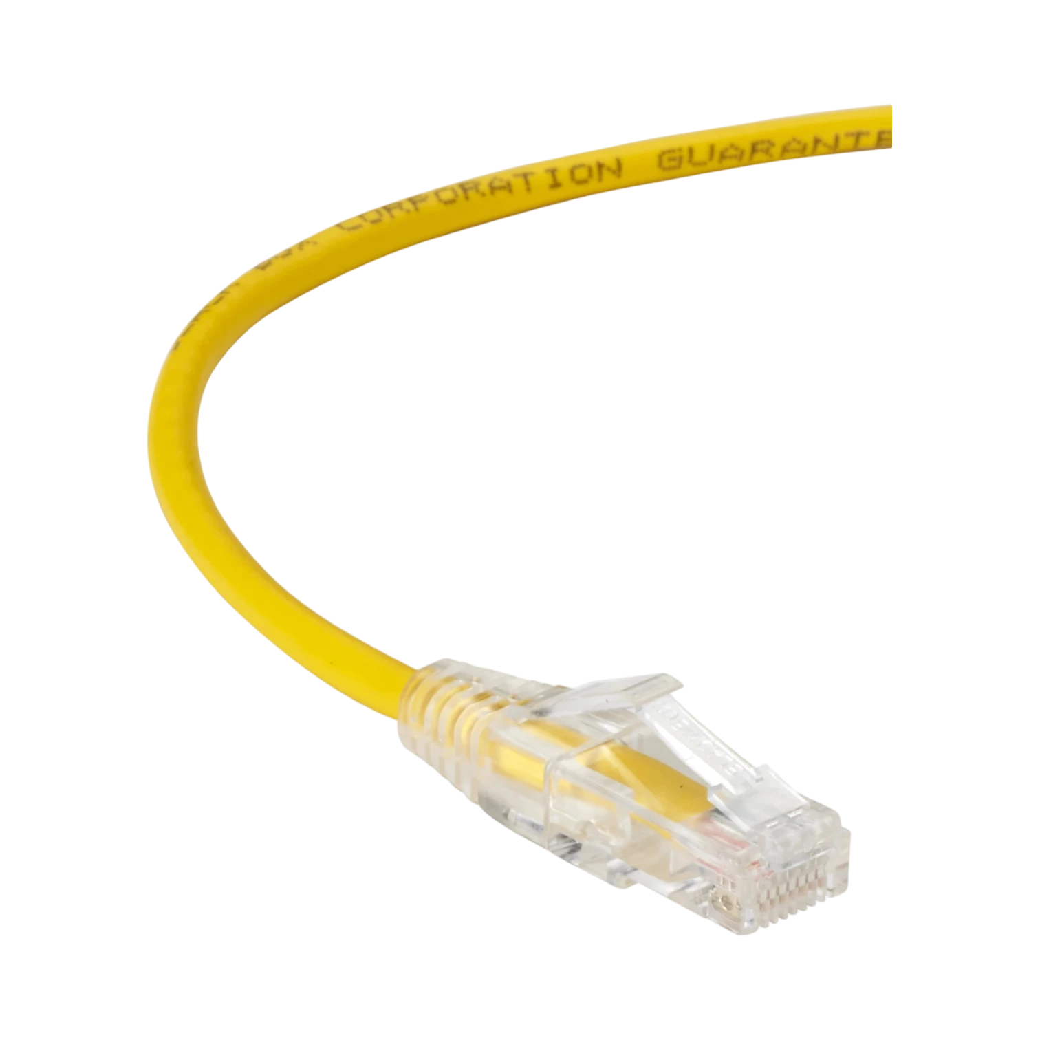 Black Box 20ft Slim-Net CAT6A 28AWG Patch Cable (Yellow) — Being Shipped