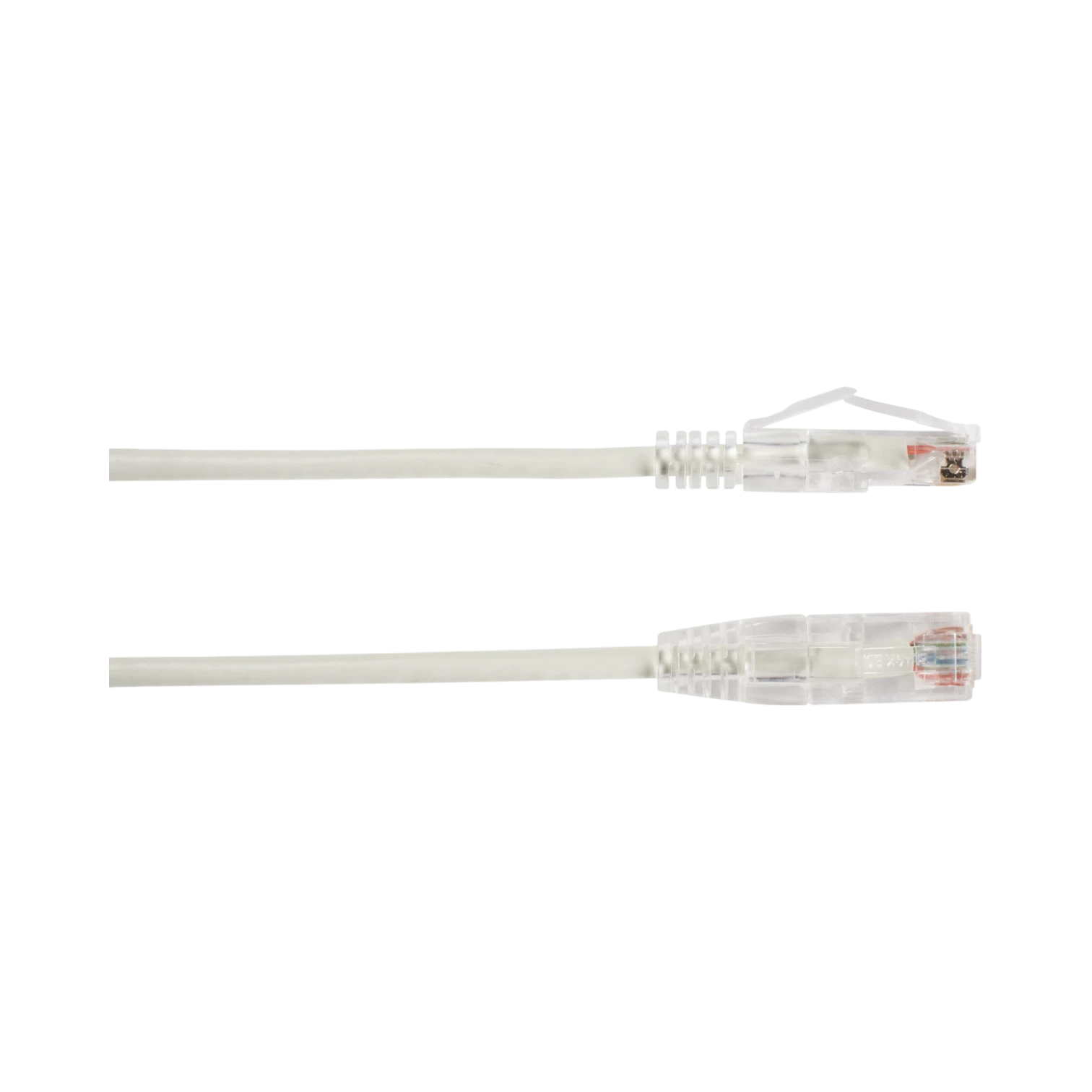 Black Box 15ft Slim-Net CAT6A 500 MHz Snagless Patch Cable (White) — Being Shipped