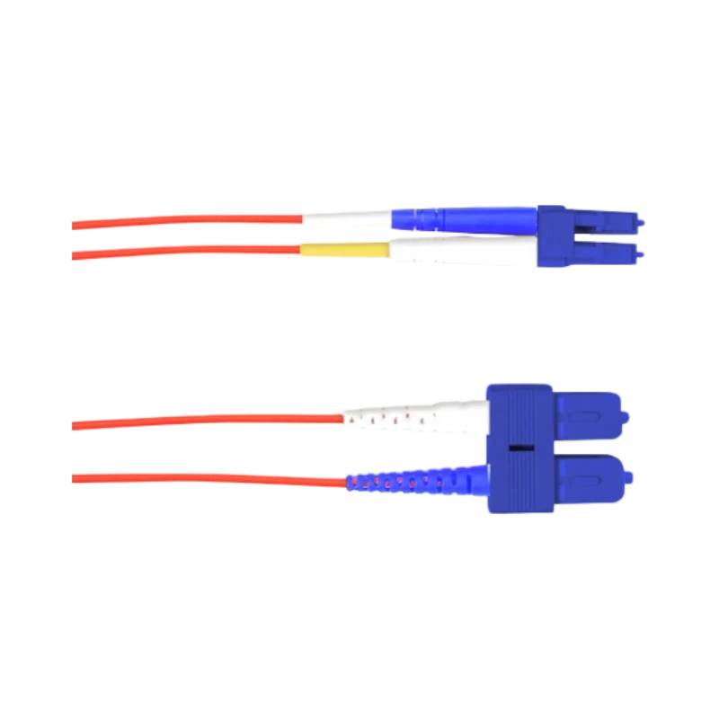 Black Box 3.2ft OS2 9/125 Singlemode Fiber Optic Patch Cable (Red) — Being Shipped