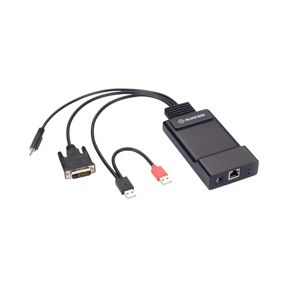 Black Box Emerald HD USB & Audio ZeroU DVI KVM Transmitter — Being Shipped