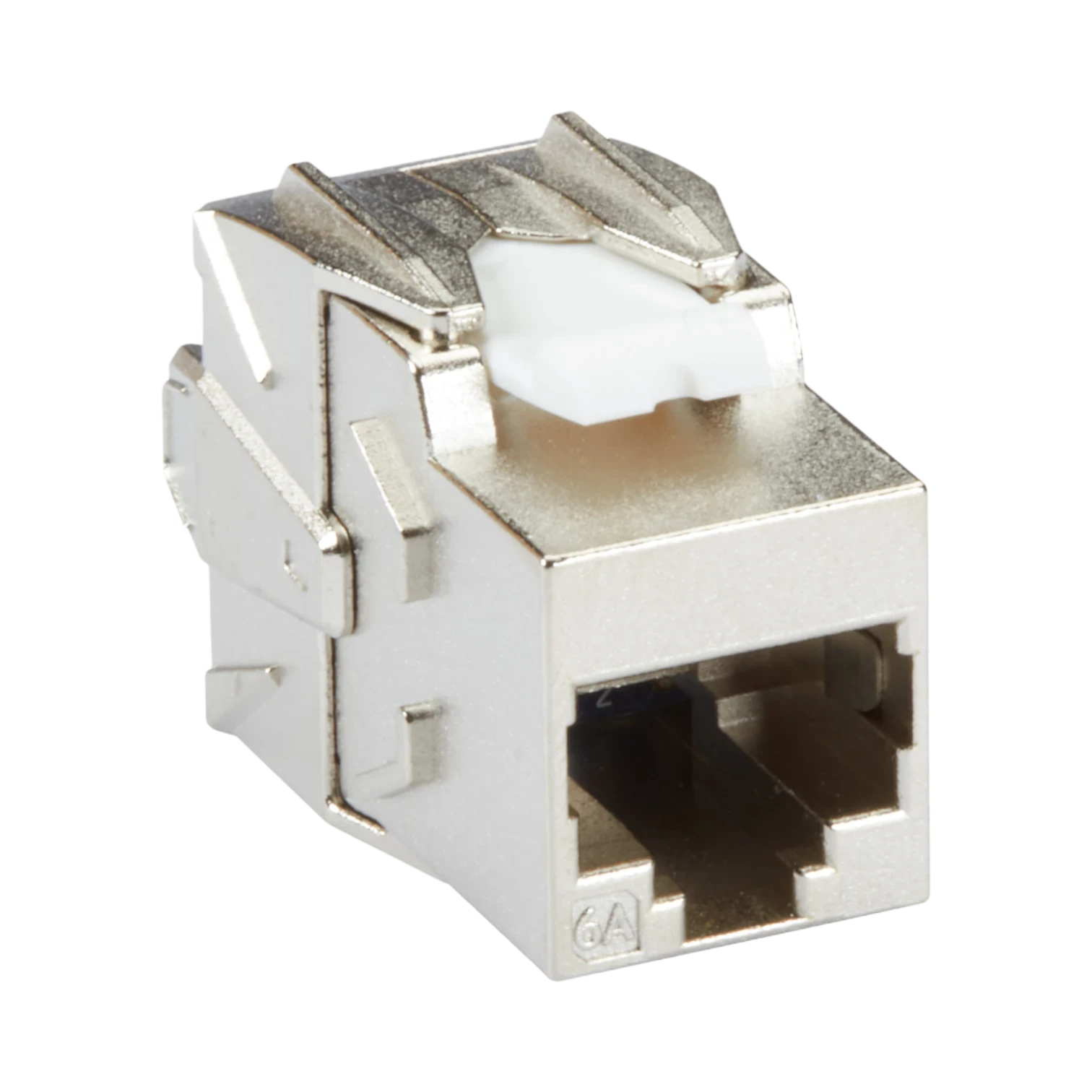 Black Box CAT6A Shielded Jack (Silver) — Being Shipped