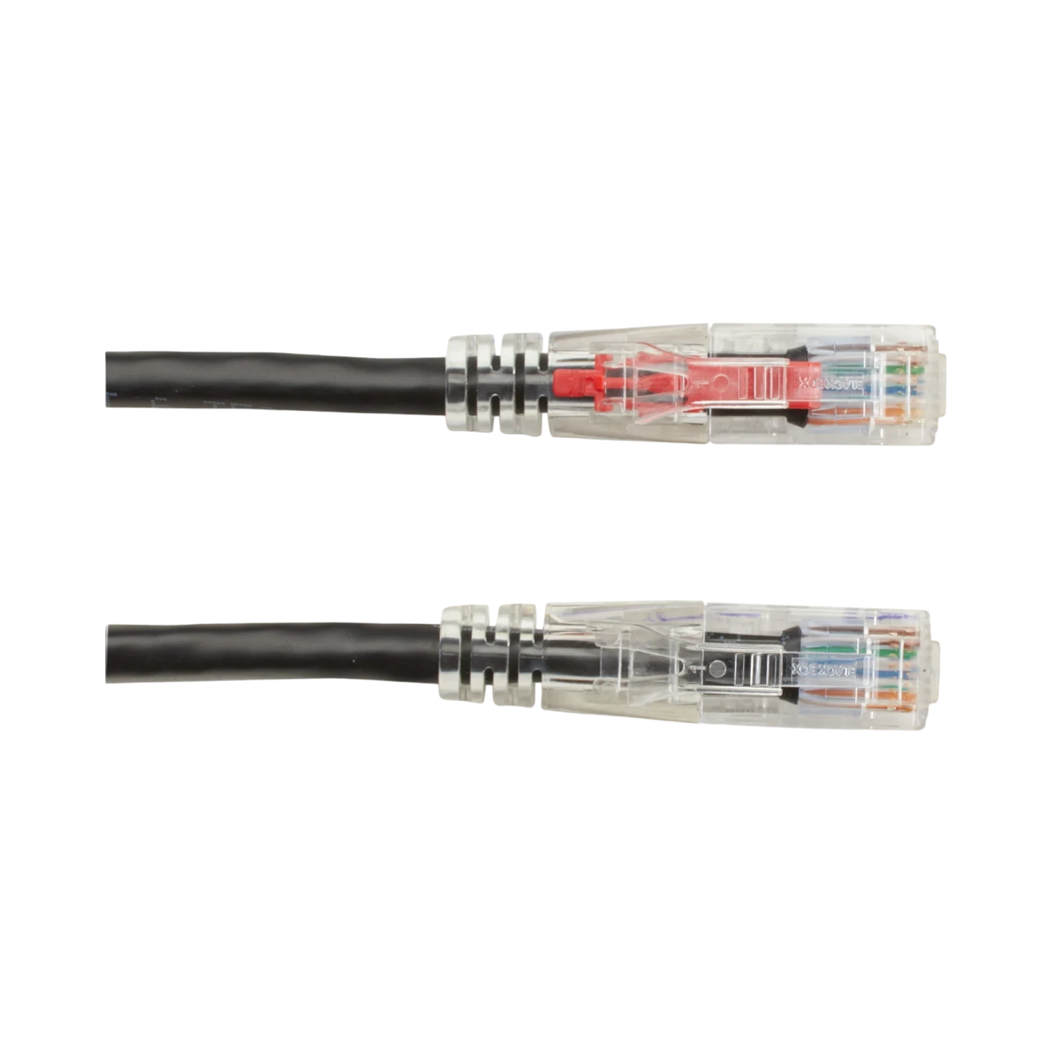 Black Box 100ft GigaBase 3 CAT5e 350-MHz Snagless Patch Cable (Black) — Being Shipped