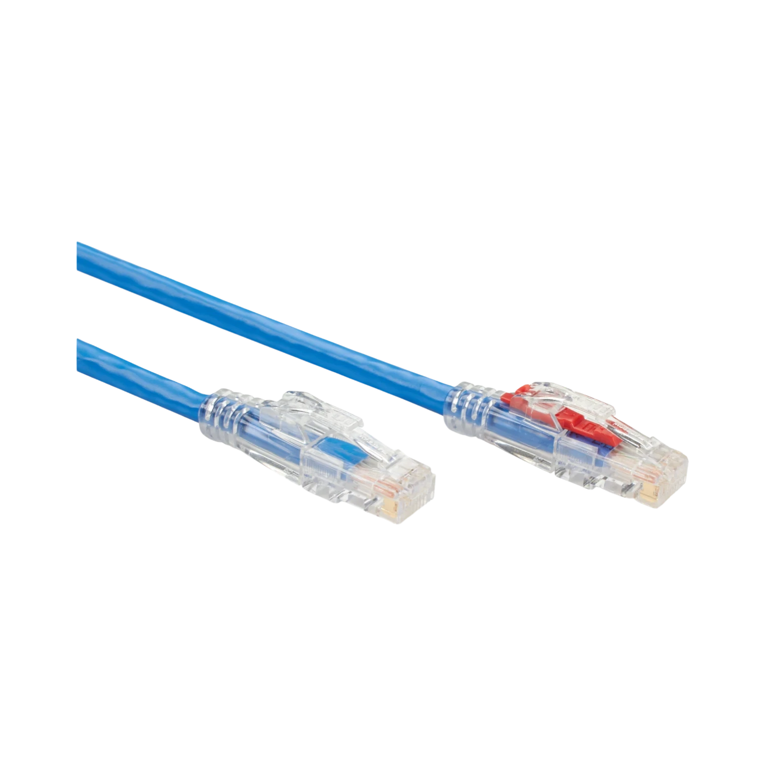 Black Box 10ft GigaBase 3 CAT5e Locking Ethernet Patch Cable (Blue) — Being Shipped