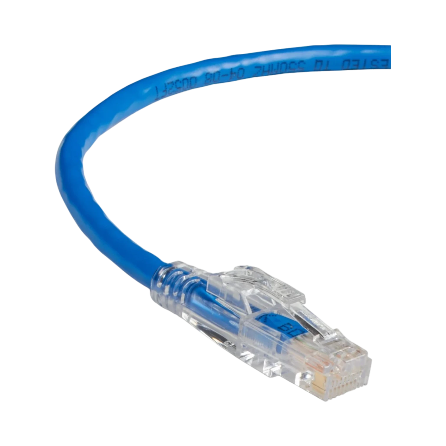 Black Box 4ft GigaTrue 3 CAT6 550-MHz Locking Ethernet Cable (Blue) — Being Shipped