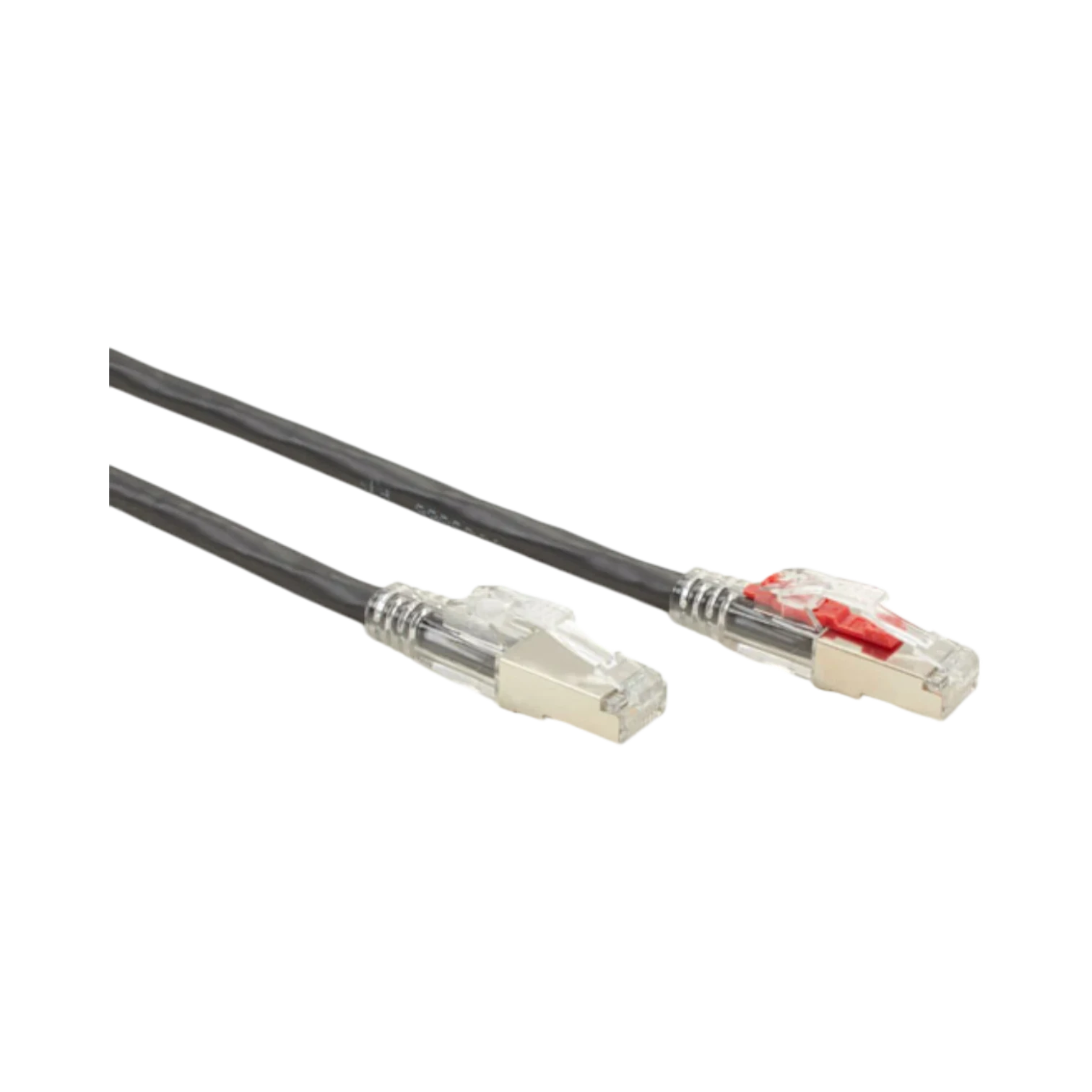 Black Box 2ft GigaTrue 3 CAT6 Shielded Ethernet Patch Cable (Black) — Being Shipped