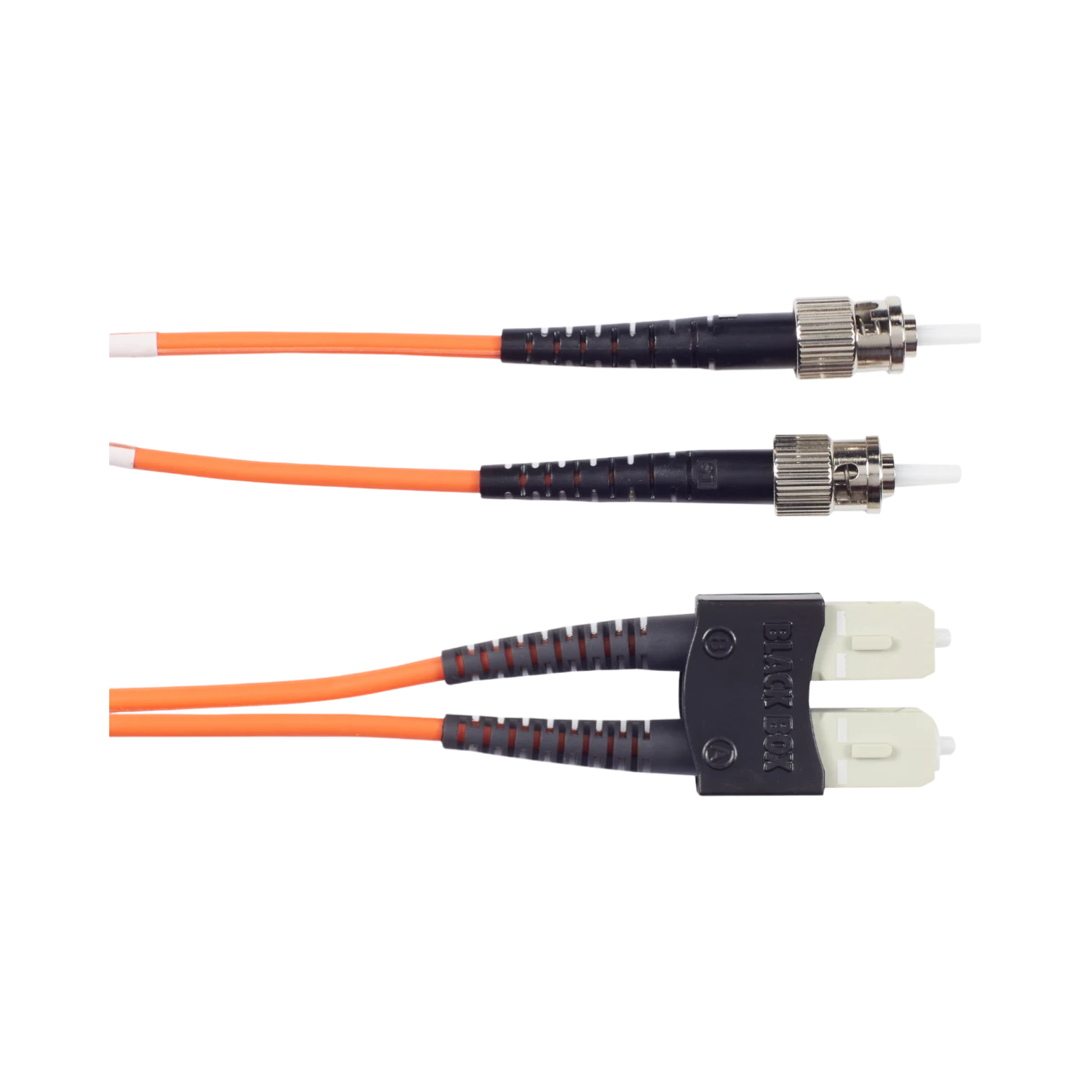 Black Box 3.2ft EFN110 Series OM1 Multimode Fiber Optic Cable (Orange) — Being Shipped