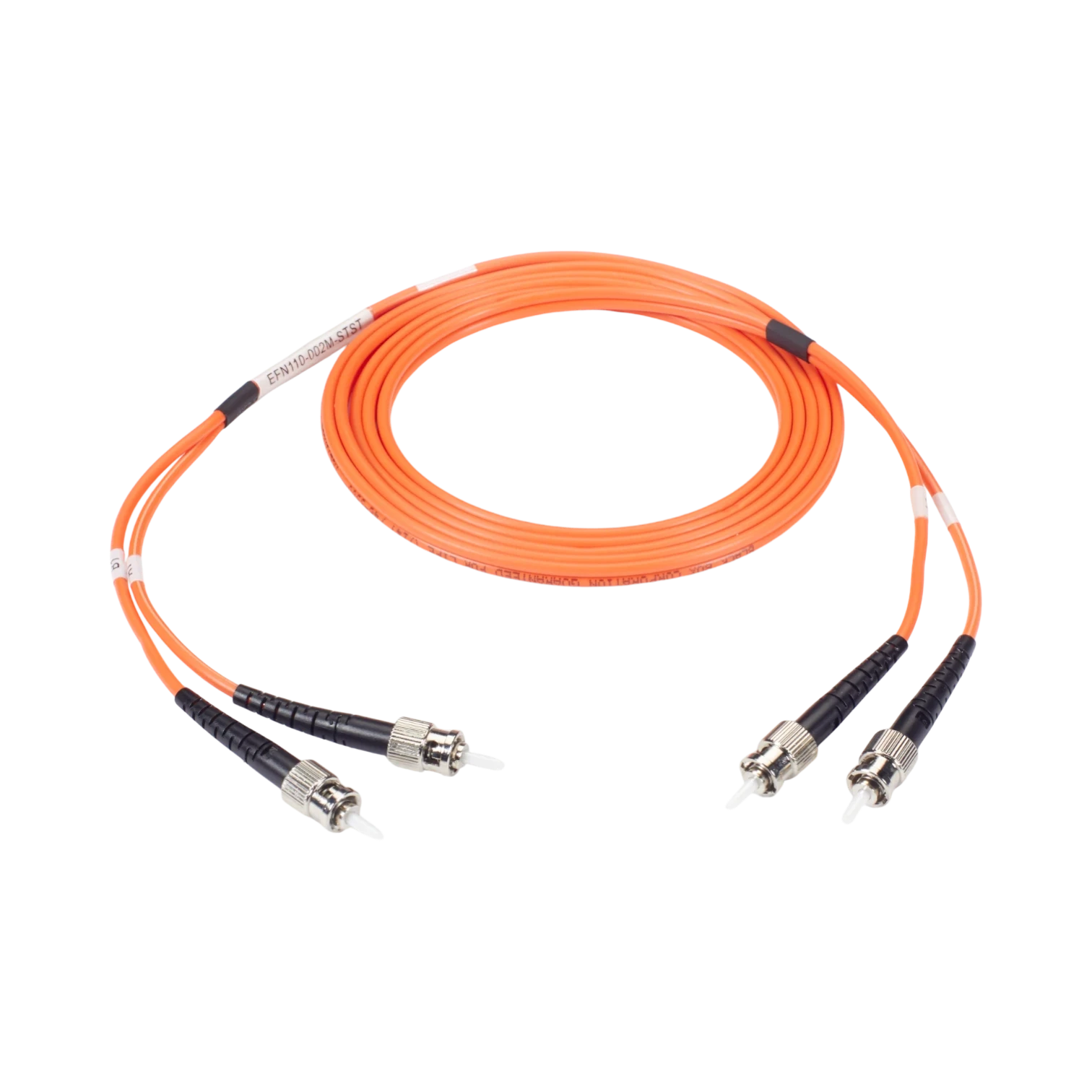 Black Box 49.2ft EFN110 Series OM1 Multimode Fiber Optic Cable (Orange) — Being Shipped