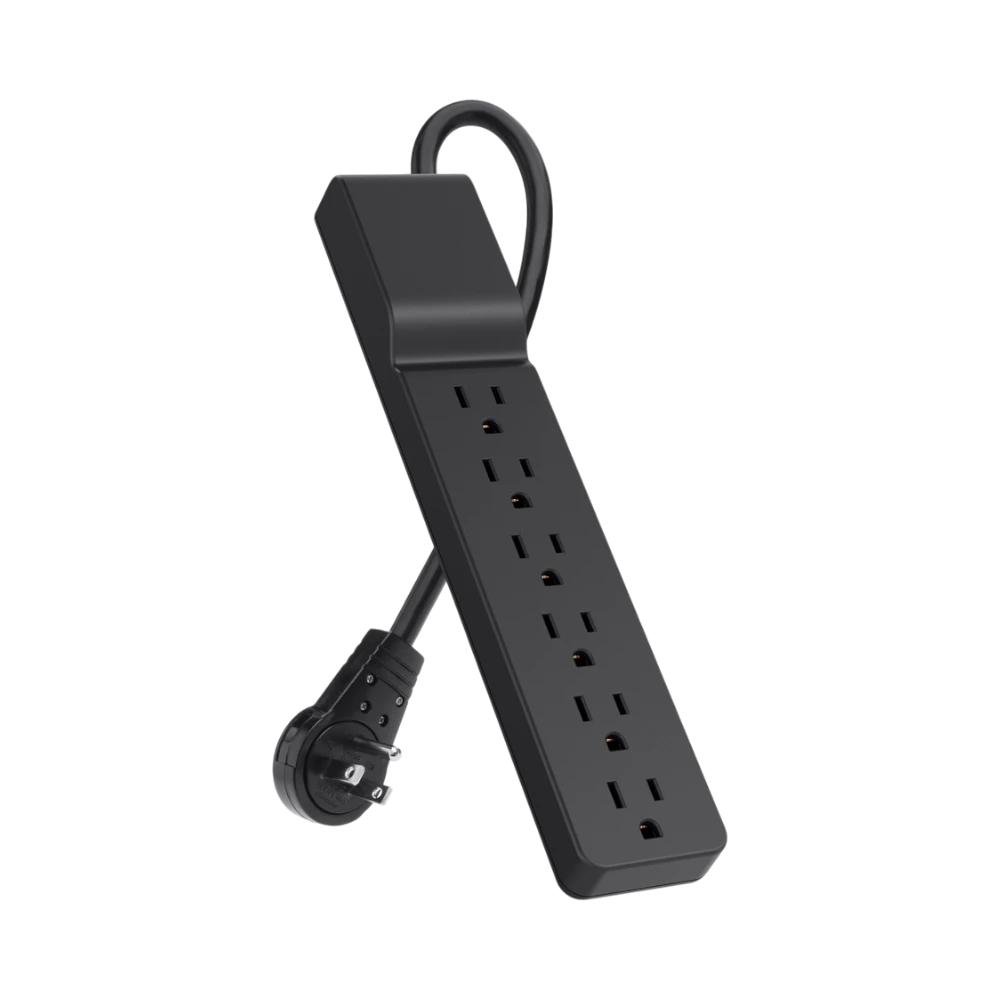 Belkin 6-Outlet Surge Protector with 6ft Cord 3-Pack (Black) — Being Shipped