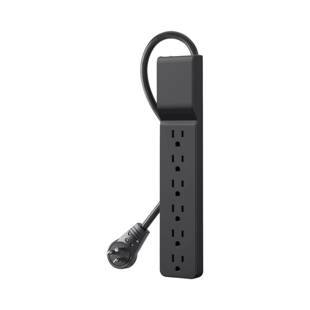 Belkin 6-Outlet Surge Protector with 6ft Cord 3-Pack (Black) — Being Shipped