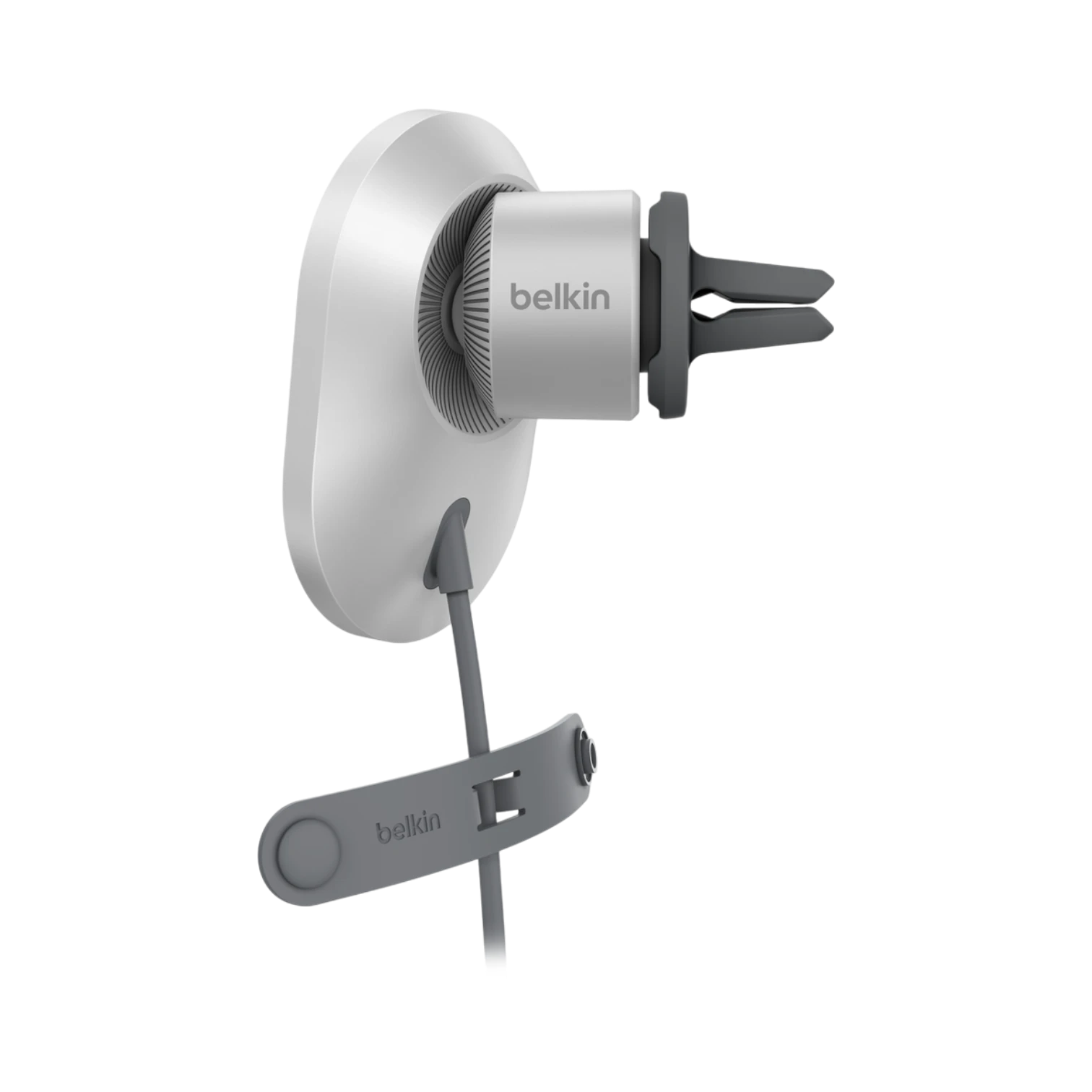 Belkin BoostCharge Pro Wireless MagSafe Car Charger Mount (Silver) — Being Shipped