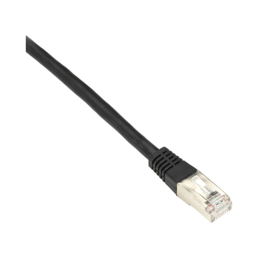 Black Box CAT6 25ft Shielded Ethernet Cable (Black) — Being Shipped