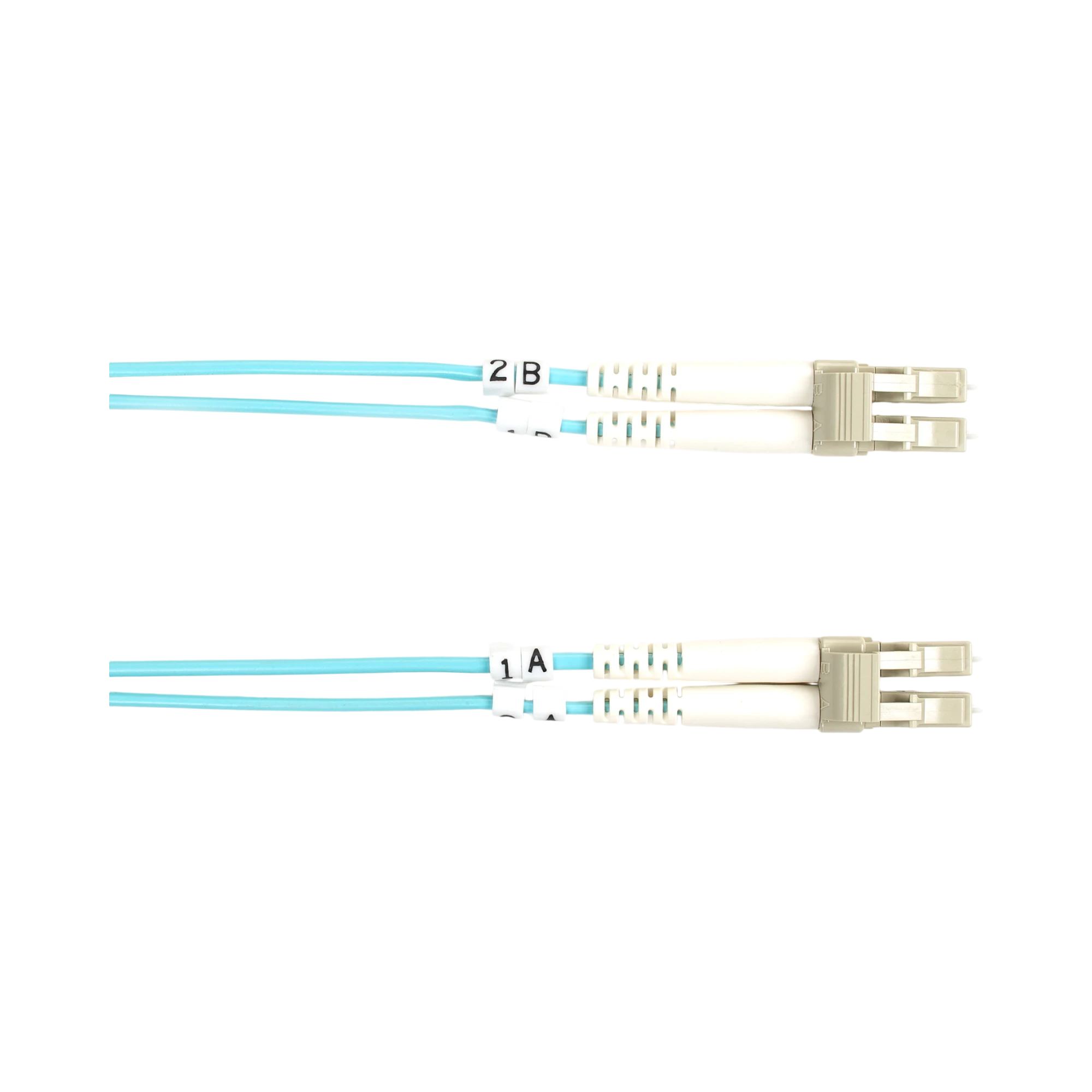 Black Box 9.8ft OM3 50/125 Fiber Optic Patch Cable LC to LC (Aqua) — Being Shipped