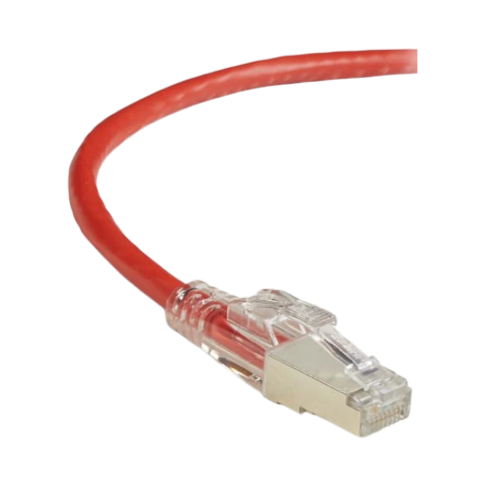 Black Box 7ft Gigatrue 3 Cat6 Shielded Patch Cable (Red) — Being Shipped