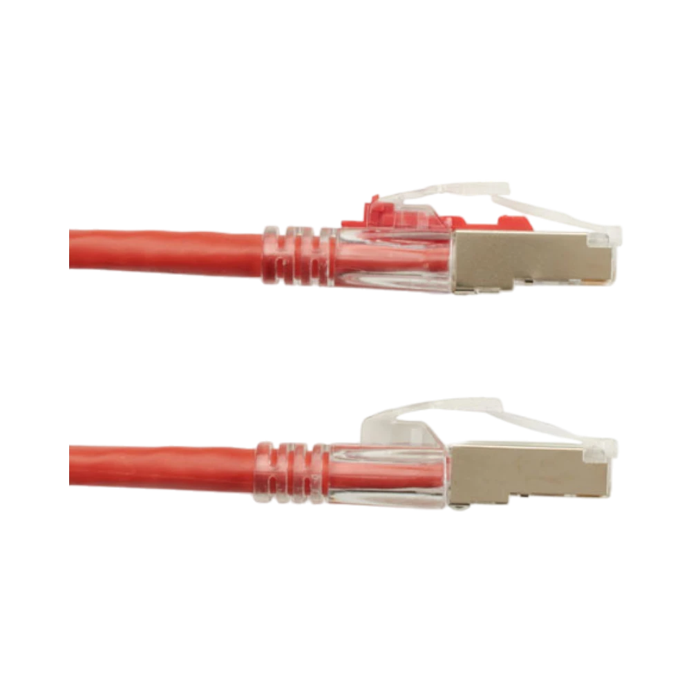 Black Box 7ft Gigatrue 3 Cat6 Shielded Patch Cable (Red) — Being Shipped