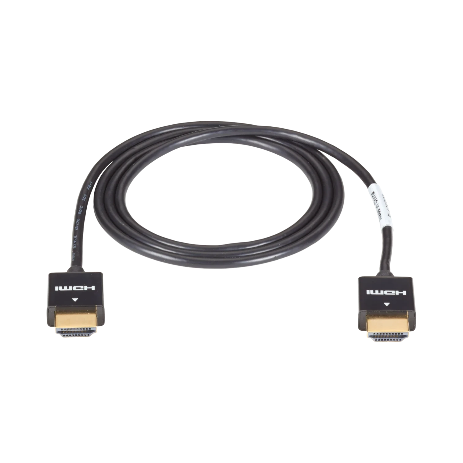 Black Box 6.5ft Slim-Line High-Speed HDMI Cable (Black) — Being Shipped