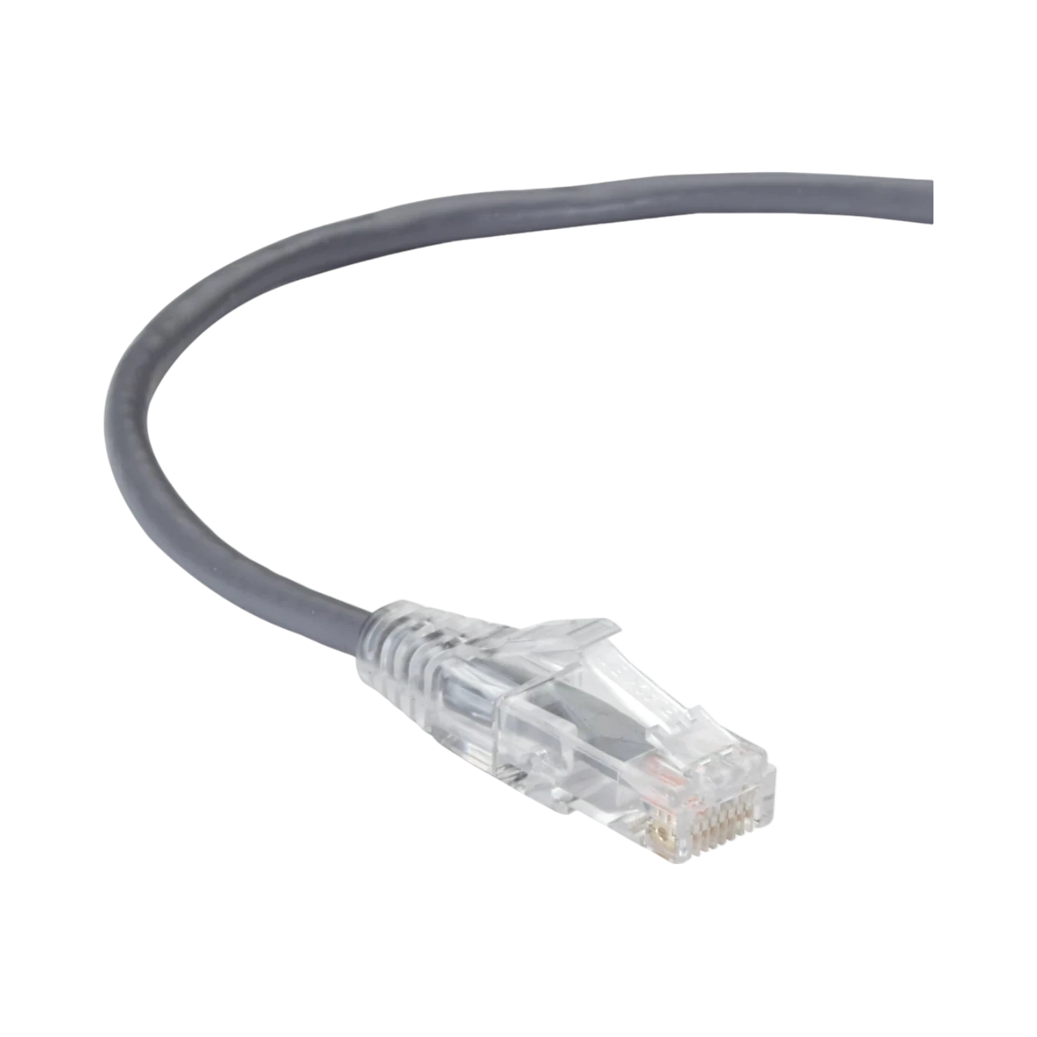 Black Box 2ft Slim-Net CAT6 250MHz Snagless Ethernet Cable (Gray) — Being Shipped