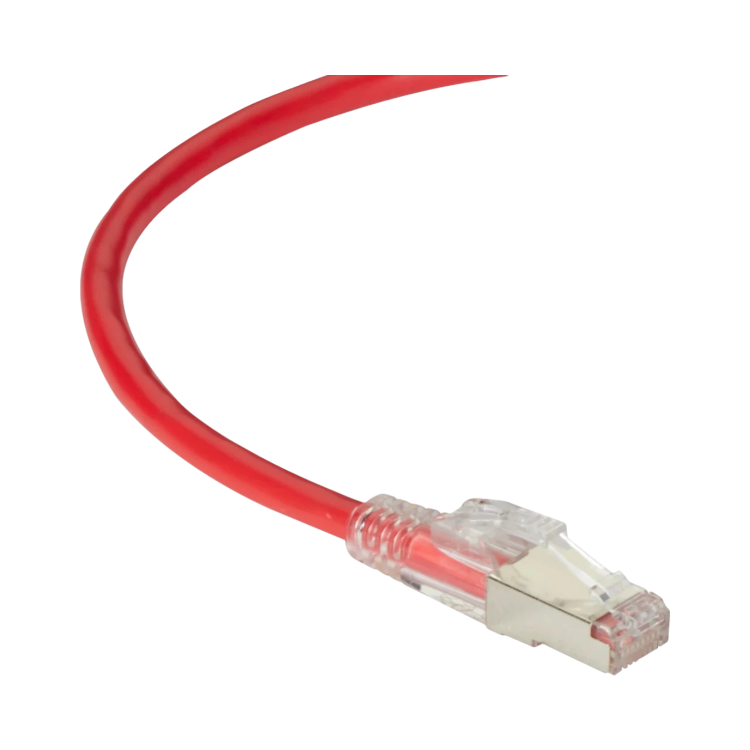 Black Box 15ft CAT6A 650MHz Locking Snagless Shielded Ethernet Cable (Red) — Being Shipped