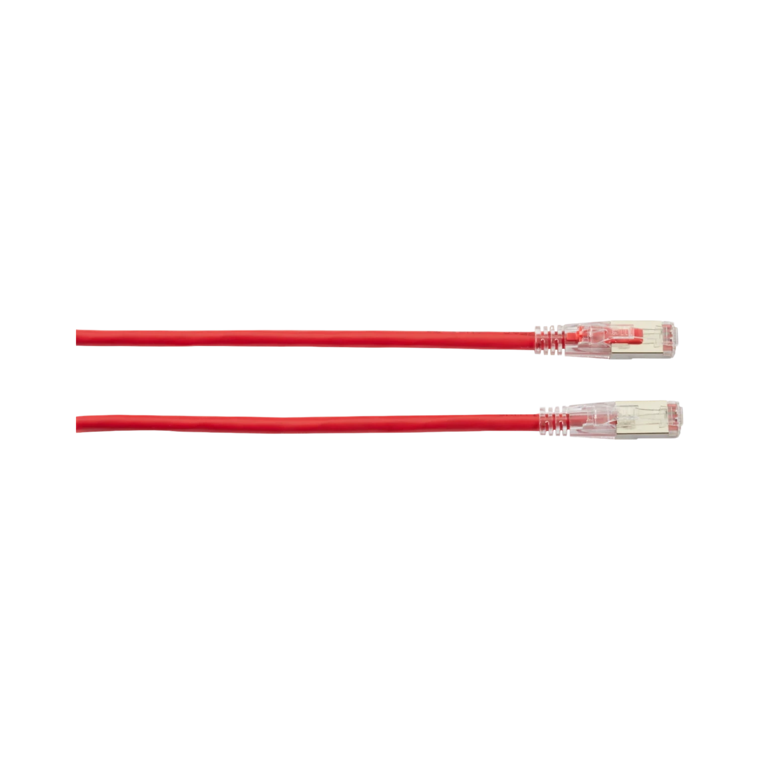 Black Box 15ft CAT6A 650MHz Locking Snagless Shielded Ethernet Cable (Red) — Being Shipped