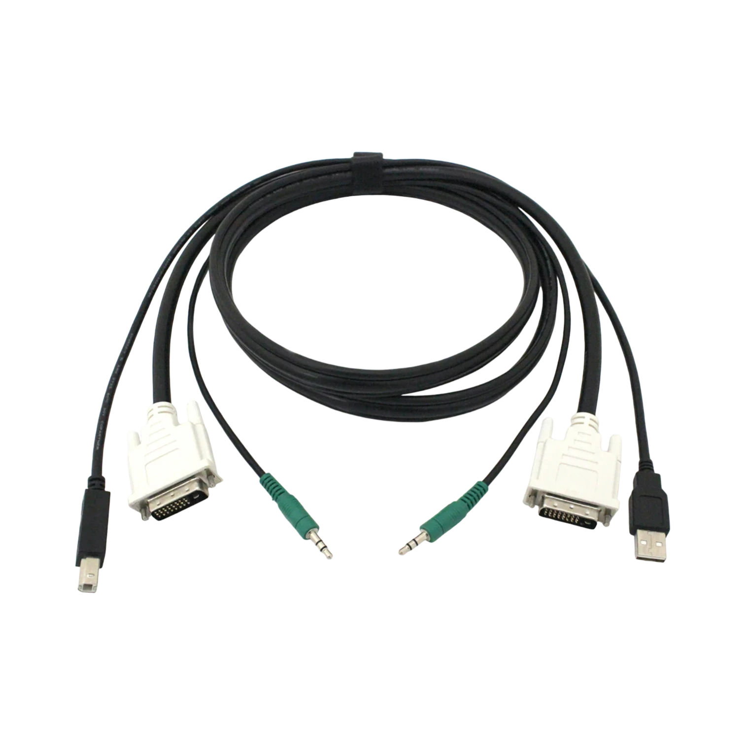 Black Box 6ft Secure KVM Cable with Dual-Link DVI, USB, Audio — Being Shipped