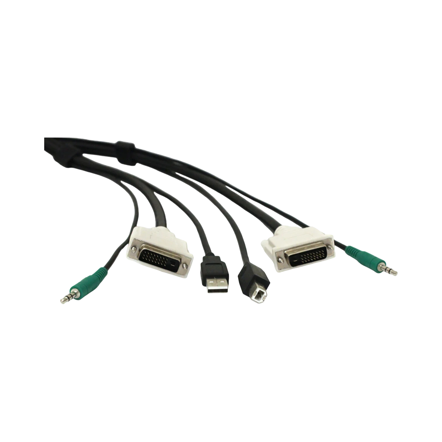 Black Box 6ft Secure KVM Cable with Dual-Link DVI, USB, Audio — Being Shipped