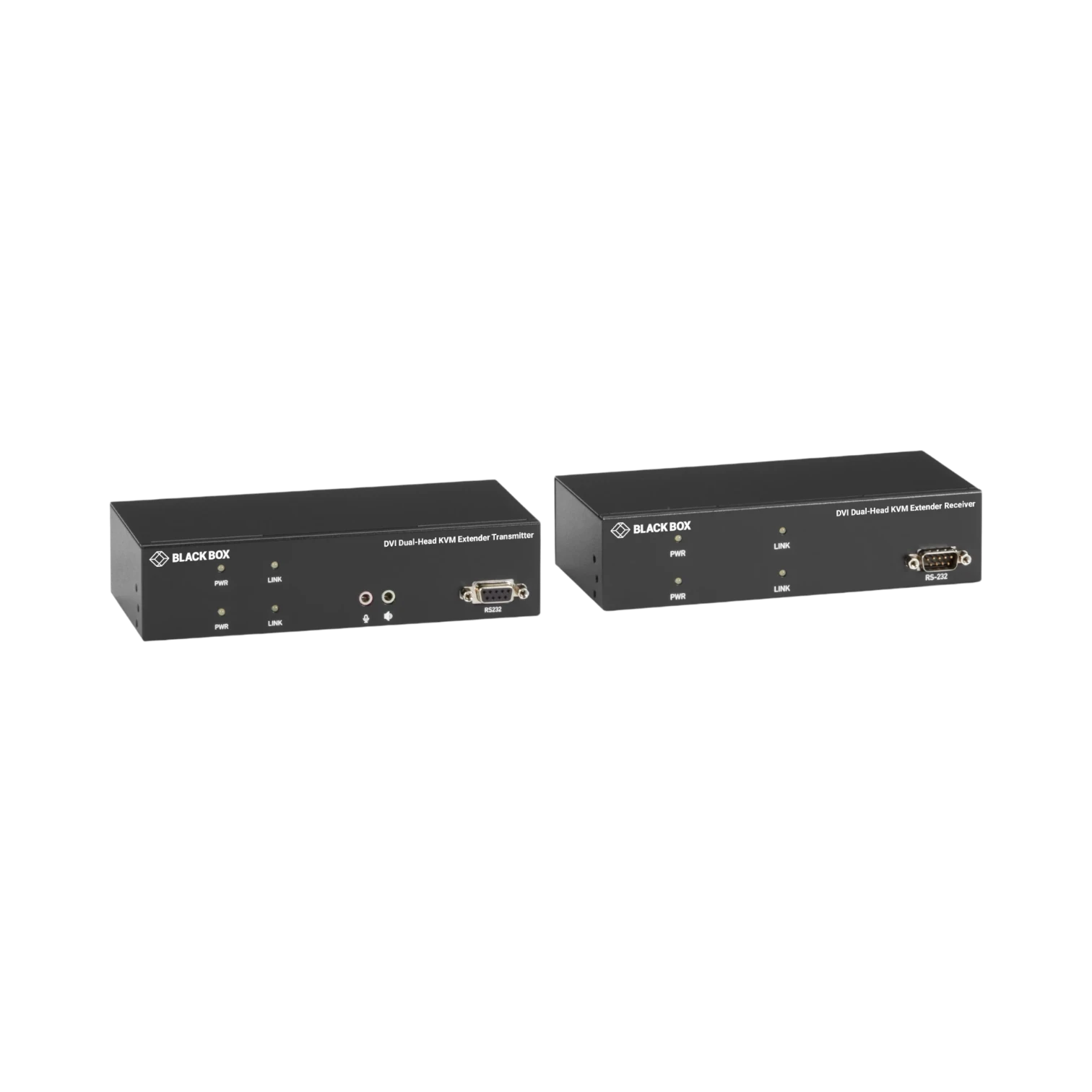 Black Box KVX DVI-D Dual-Monitor KVM Extender Kit over Fiber — Being Shipped