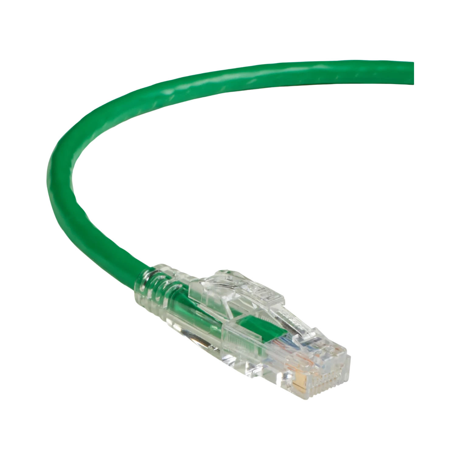 Black Box 10ft GigaTrue 3 CAT6 Lockable Ethernet Patch Cable (Green) — Being Shipped