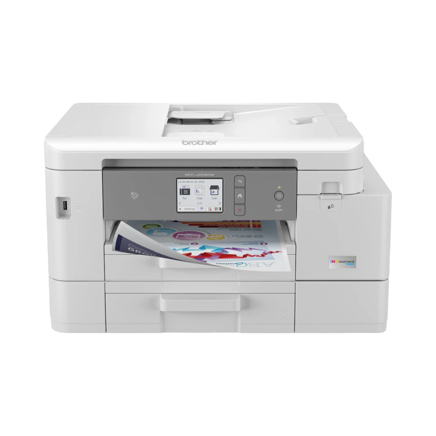 Brother INKvestment Tank MFC-J4535DW Wireless All-in-One Printer — Being Shipped