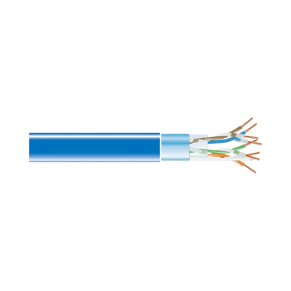 Black Box 1000ft Cat5e 350MHz Shielded Ethernet Cable (Blue) — Being Shipped