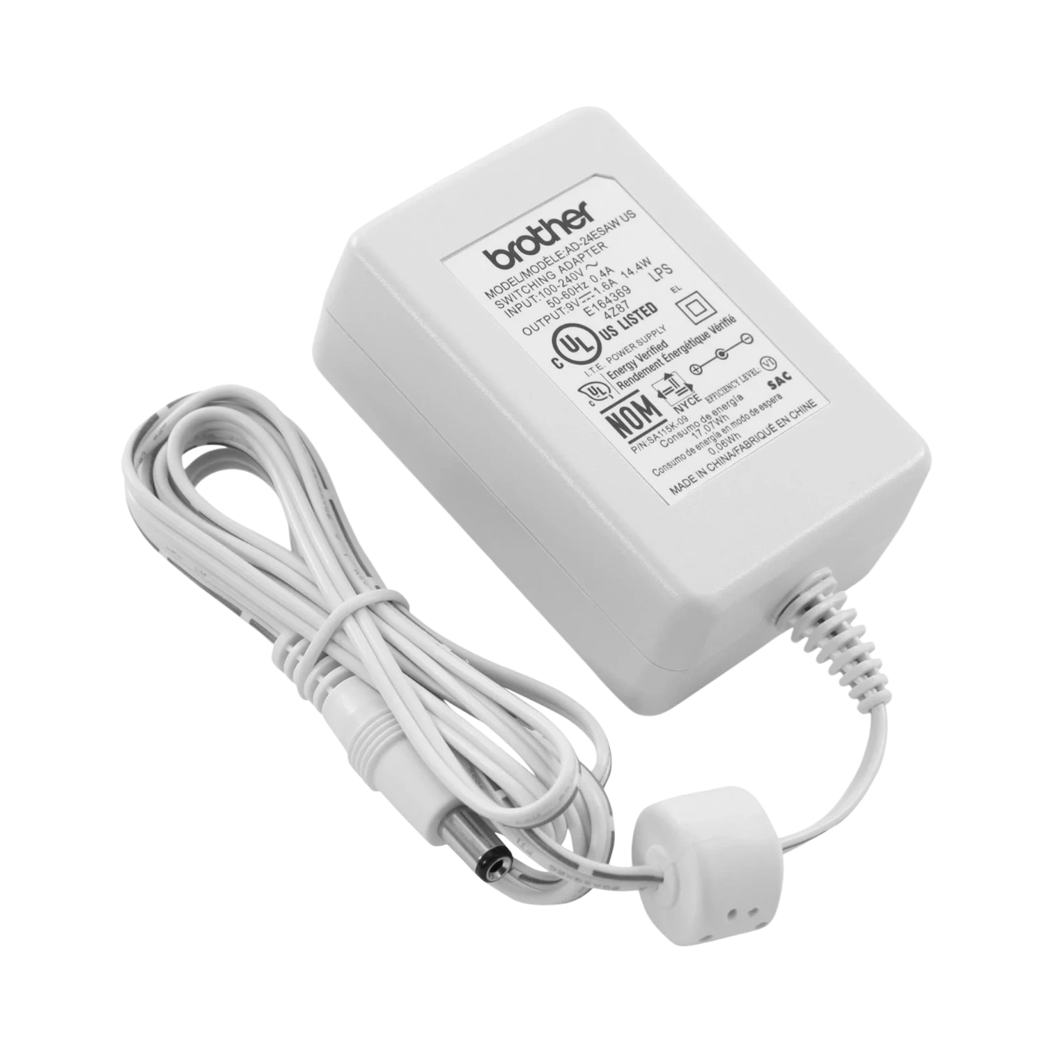 Brother AC Power Adapter for P-Touch Label Makers — Being Shipped