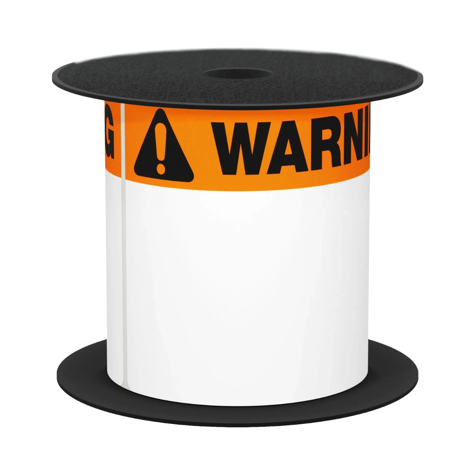 Brother 4"x6" Orange Warning Die-Cut ANSI/OSHA Label — Being Shipped