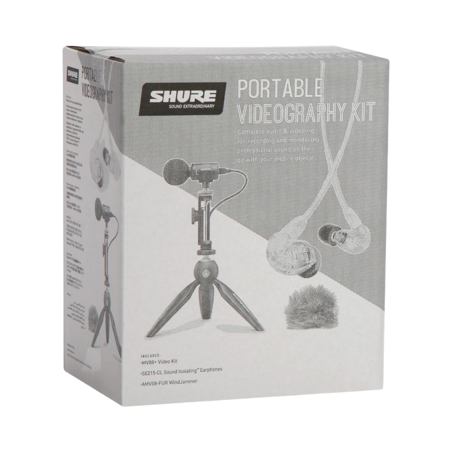 Shure MV88+ SE215-CL Portable Videography Bundle — Being Shipped