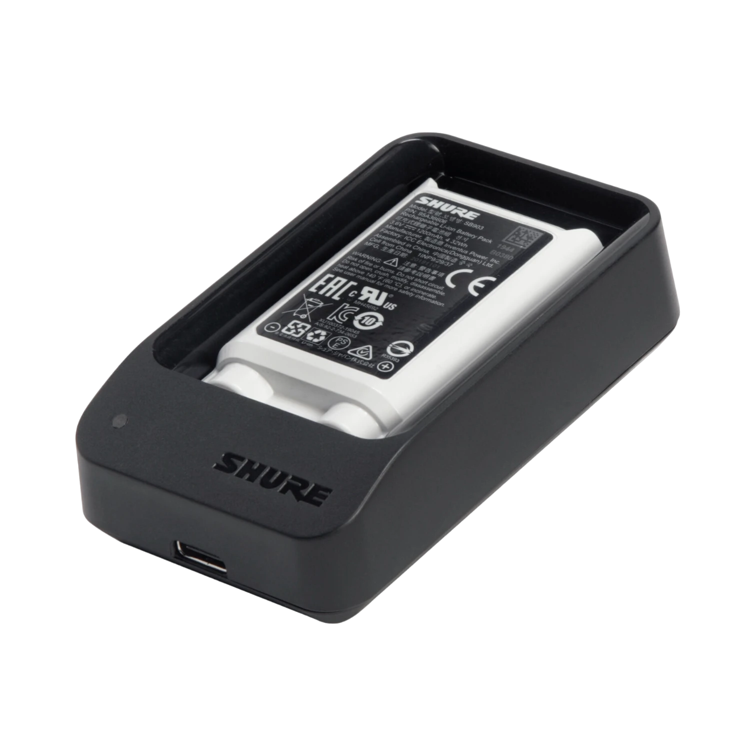 Shure SBC10-903 Single-Battery Charger for SB903 Battery — Being Shipped