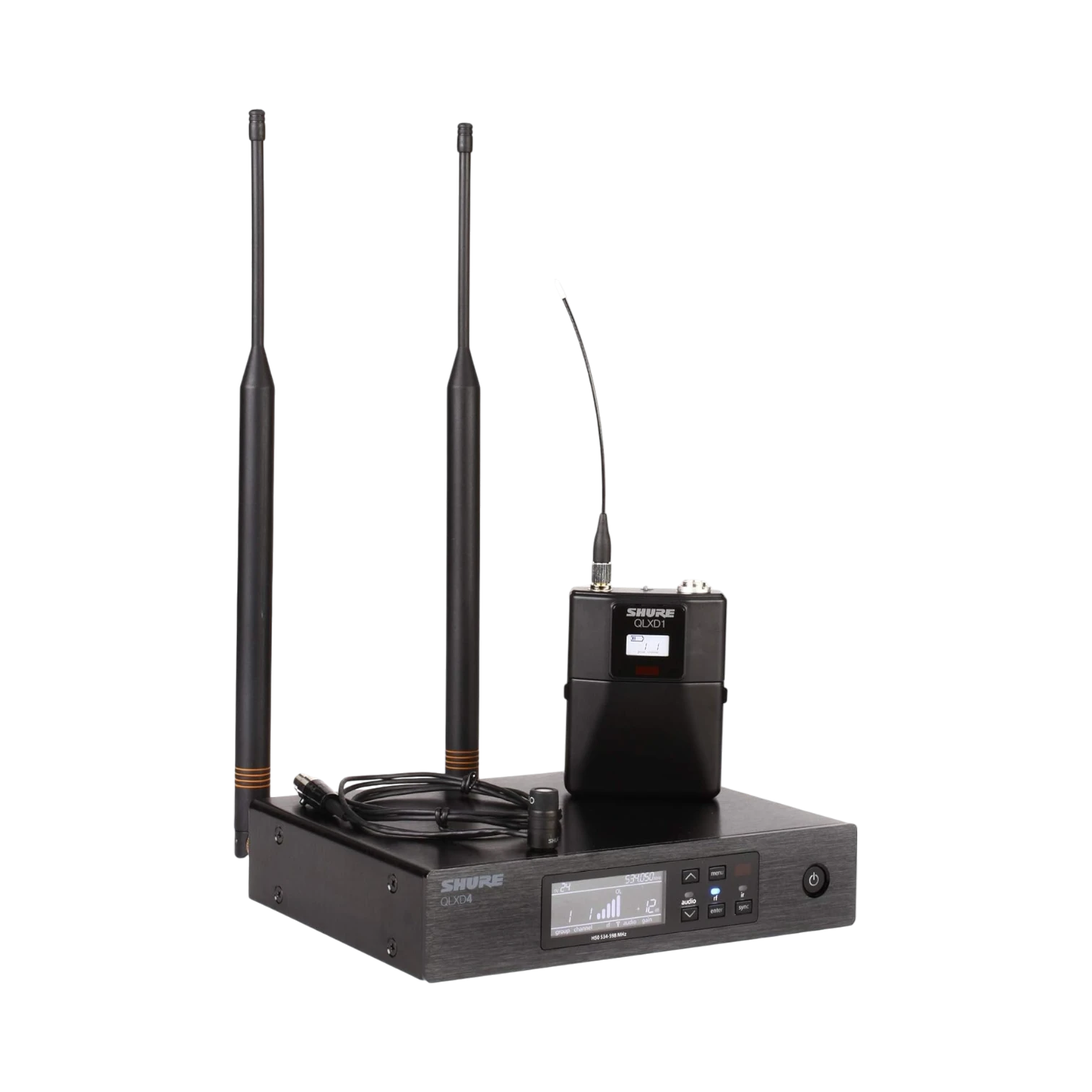 Shure QLXD14/83 Digital Wireless Omnidirectional Lavalier Microphone System — Being Shipped