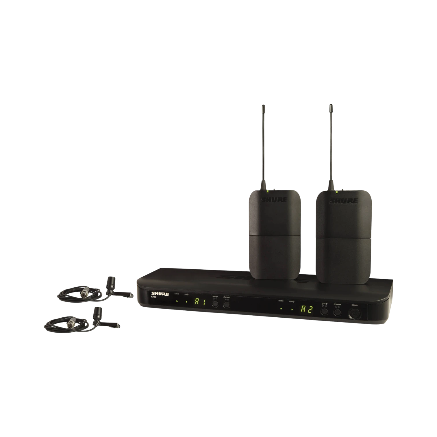 Shure BLX188/CVL Dual-Channel Wireless Cardioid Lavalier Microphone System — Being Shipped