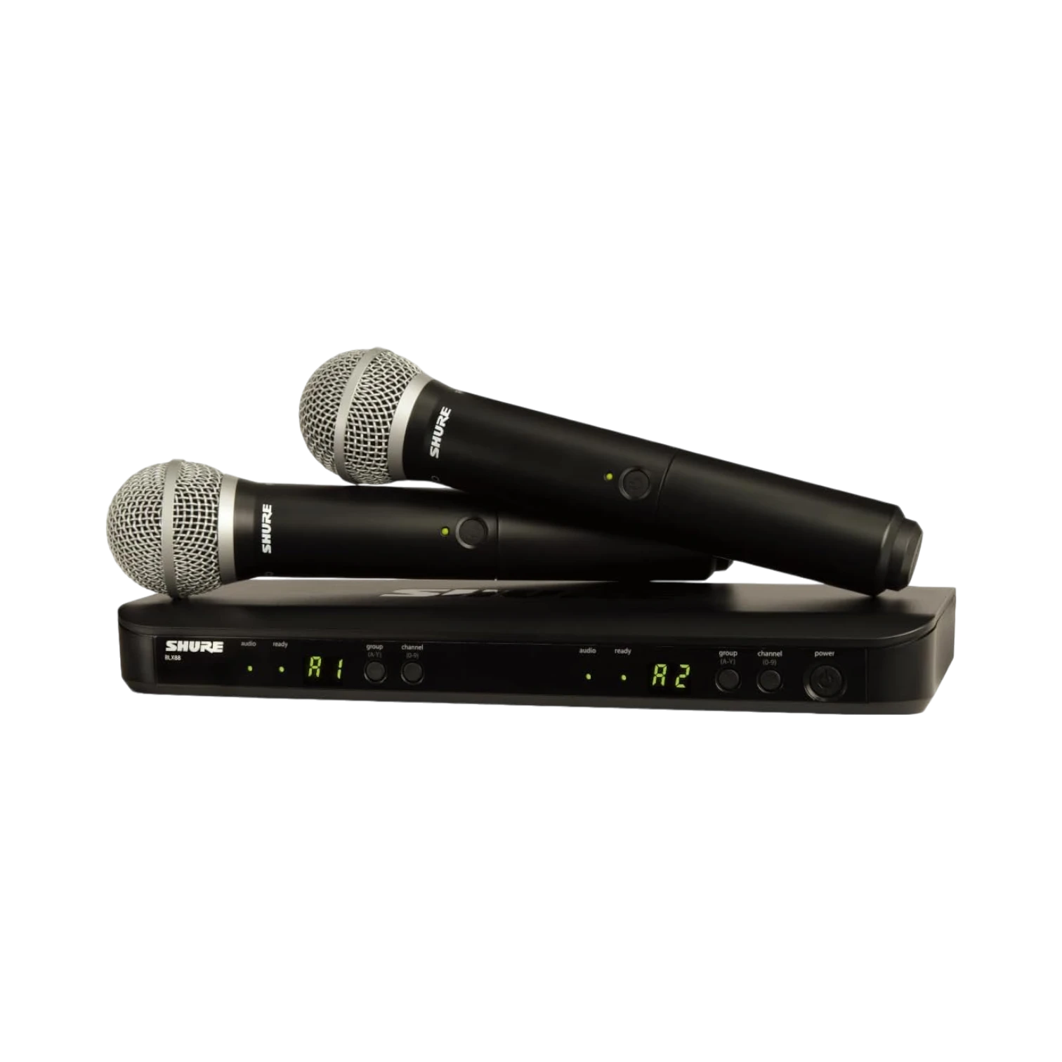 Shure BLX288/PG58 Dual-Channel Wireless Handheld Microphone System — Being Shipped